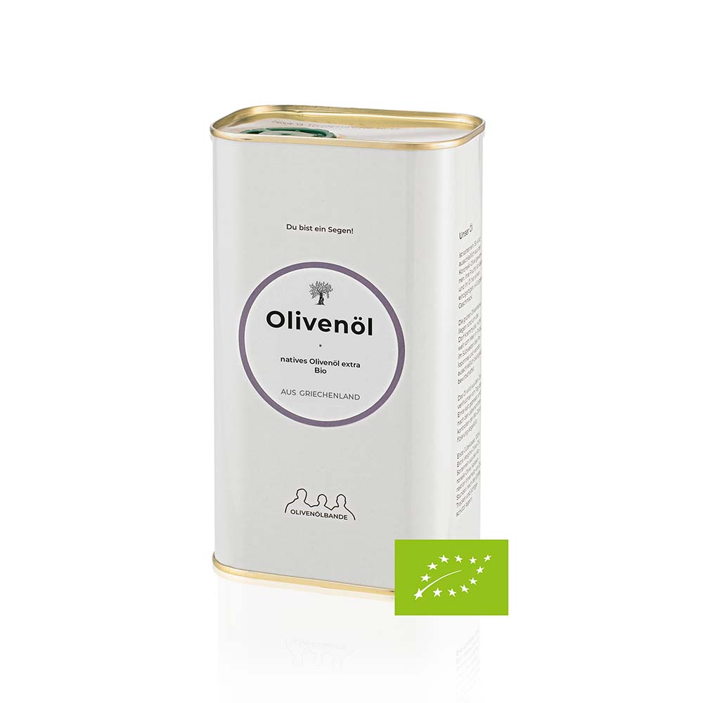 1 Liter Kanister Bio-Olivenöl Koroneiki Olive Peloponnes
